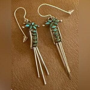 Vintage repurposed Zuni watch band & Sterling Fringe. Unleashing a renewed soul